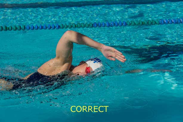 Resultado de imagen de freestyle technique swimming breathing